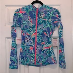 Lilly Pulitzer Sunny Rashguard Size Small